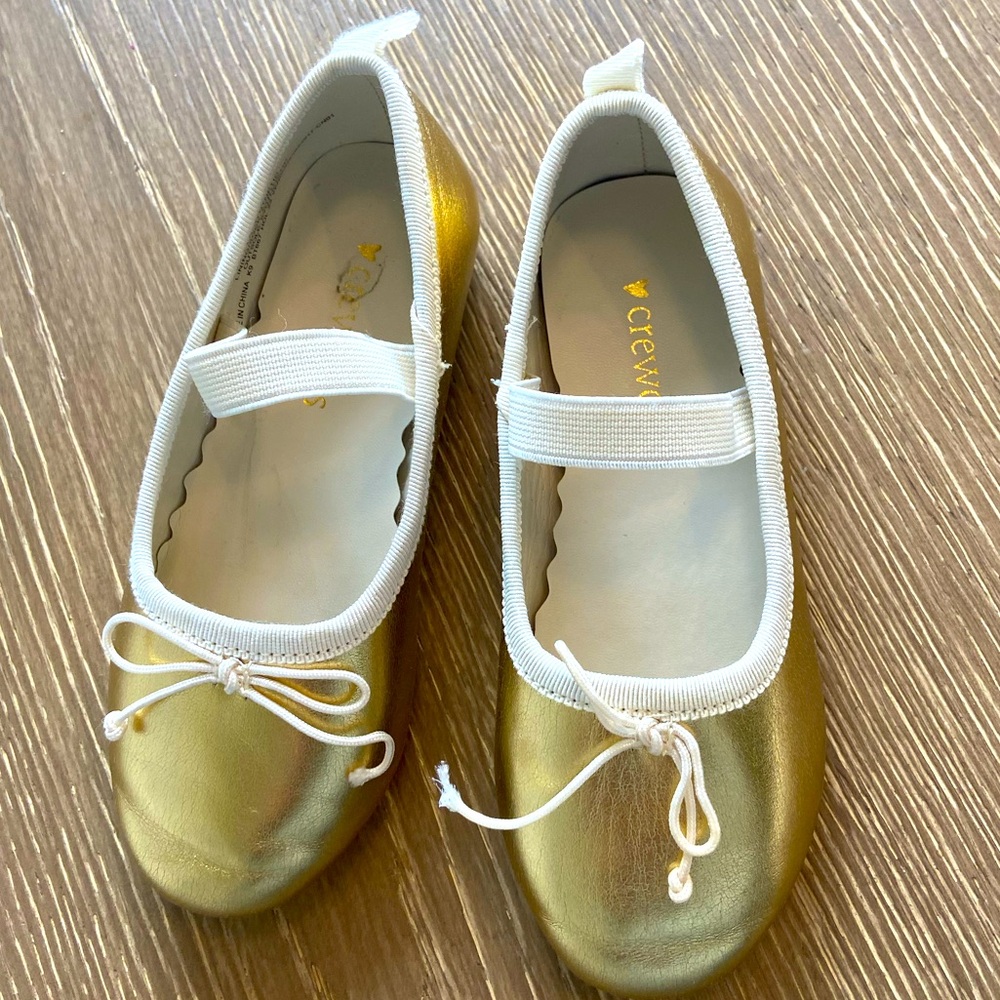 J. Crew Gold Dress Shoes Elegant Design